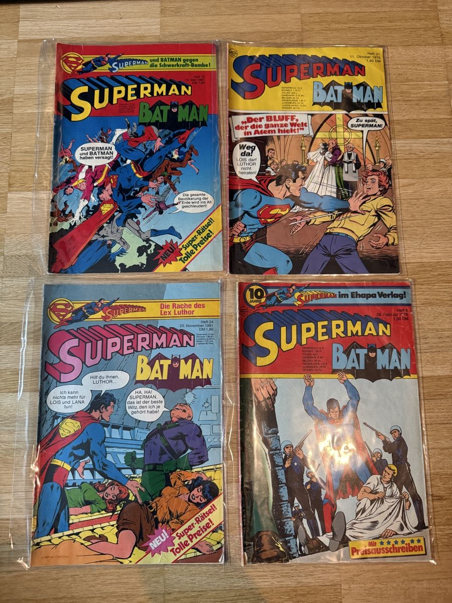 Comics: Superman / Batman Comic Set – Gebraucht aus Allschwil von Collector.Shop.Swizz