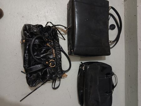 Dior Lackleder Damentasche schwarz, Miu Miu Tasche, Lancome