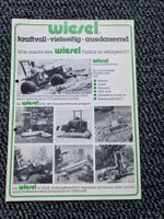 Original Prospekt Schilter Wiesel Traktor