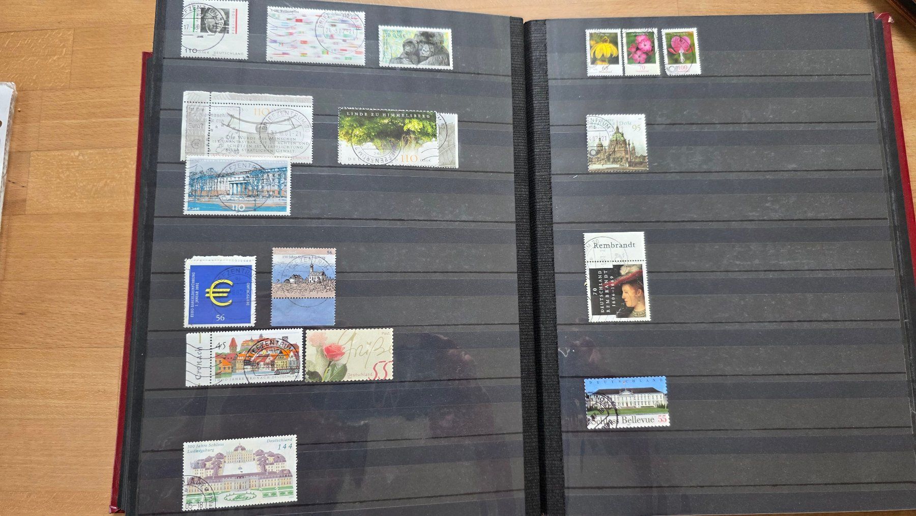Alle Briefmarken: Briefmarkensammlung Deutschland – Gebraucht aus Wettswil von Schnuebe 8