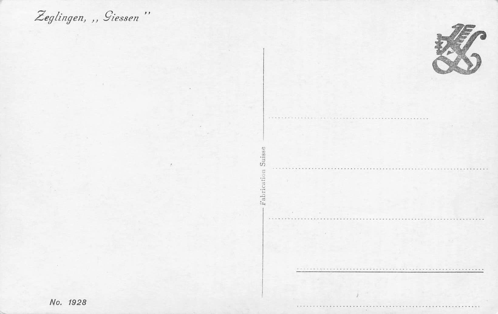 Cartes postales: Zeglingen BL Giessen – D'occasion à Biasca par Blenio71 1