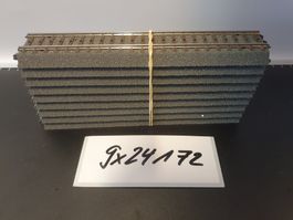 MÄRKLIN: 9 X C-GLEIS 24172 GERADE