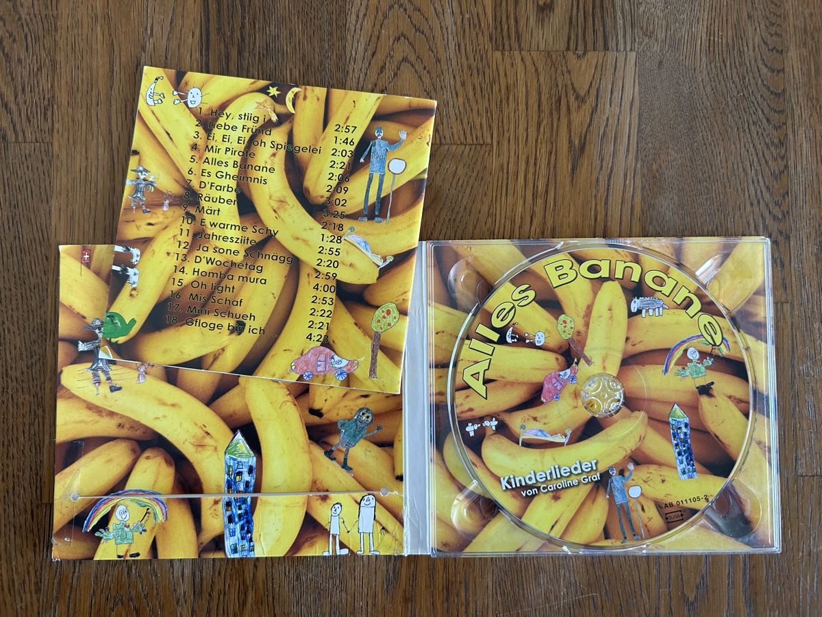 CD: Kinderlieder-CD "Alles Banane" von Caroline Graf – Usato da Wolhusen venduto da eve_m6cg 1