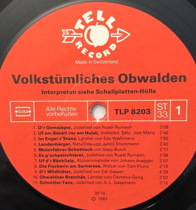 Schallplatten: Volkstümliches Obwalden (LP) – Gebraucht aus Grüningen von azulmarron 5