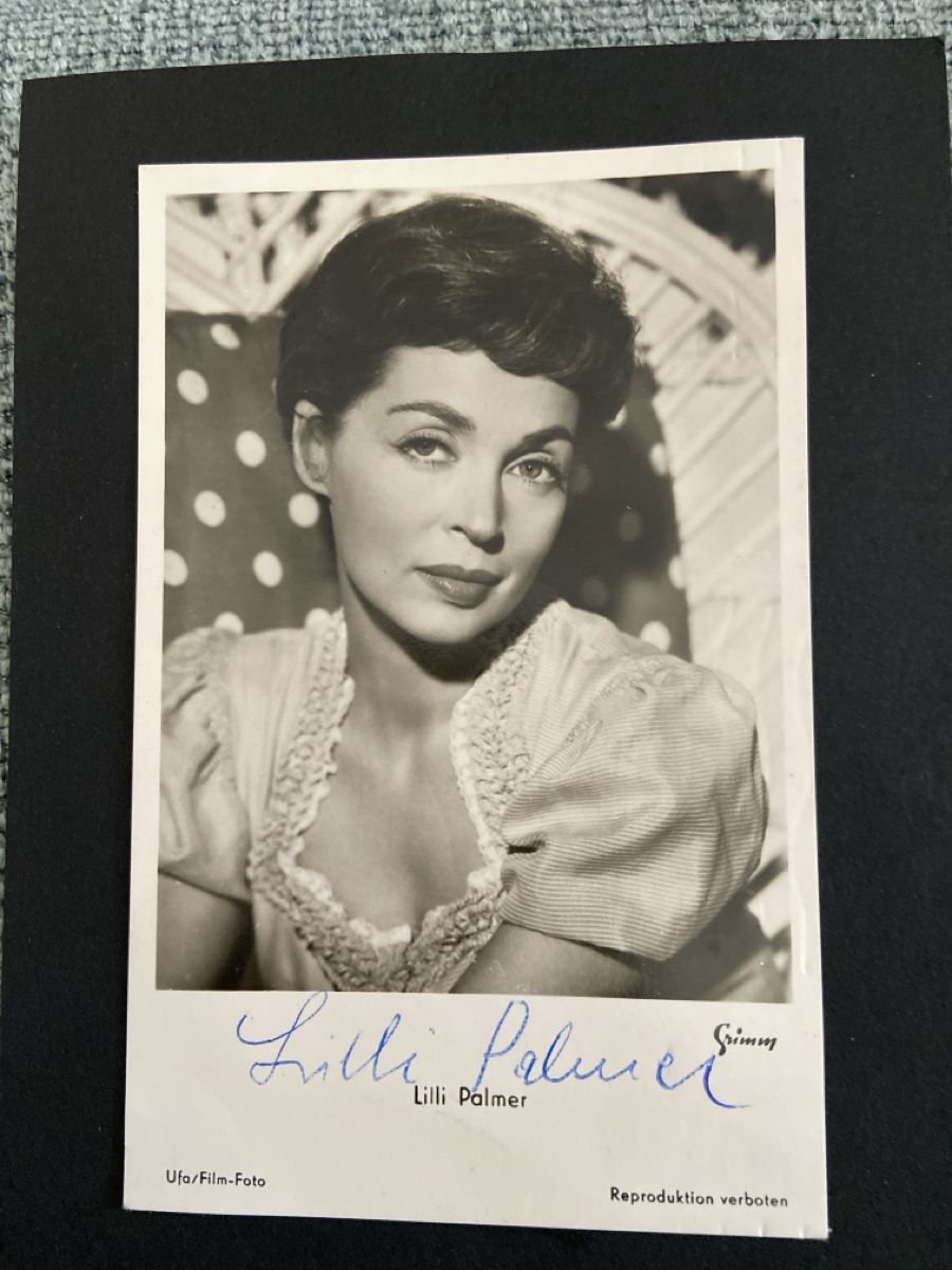 Autogramme: Autogrammkarte Lilli Palmer – Gebraucht aus Henggart von cdl_zh5b