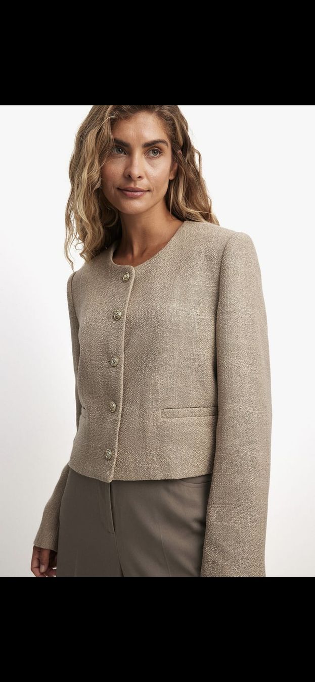 Na-kd Giacche: NA-KD Tweedjacke beige – Nuovo (secondo la descrizione) da Triengen venduto da xgeenam 2