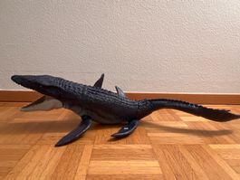 Jurassic World Mosasaurus Mattel Figur gebraucht Zustand