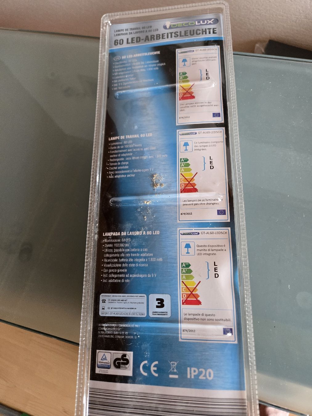 Alle Werkzeuge: VOECOLUX 60 LED Arbeitsleuchte mit Netzteil neu – Neu und originalverpackt aus Grünenmatt von Brauni2 9
