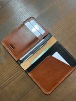 Handgefertigte Lederbörse aus Premium-Leder 🤎