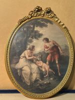 Antique framed print of Cupid stung by a bee, c. 1790