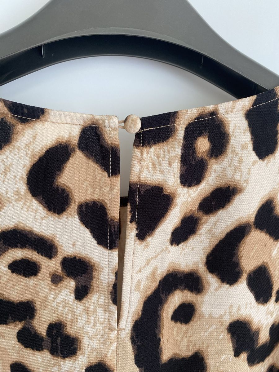 H&M Vestiti: Leopard Kleid mit Puffärmeln Gr. S 🐆 – Usato da Muri b. Bern venduto da Xconsultent 4