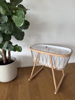 Charlie Crane Babywiege Kumi Mesh/Hazelnut