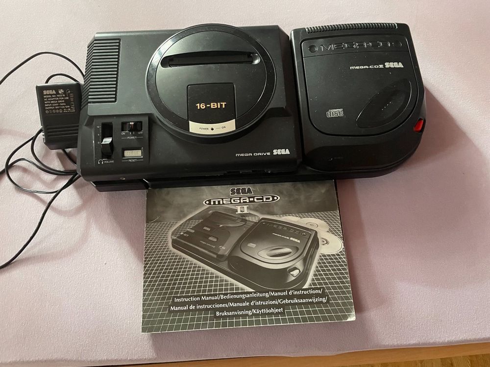 Console Sega Megadrive + Mega-CD 2 - Occasion Bon état - Testée