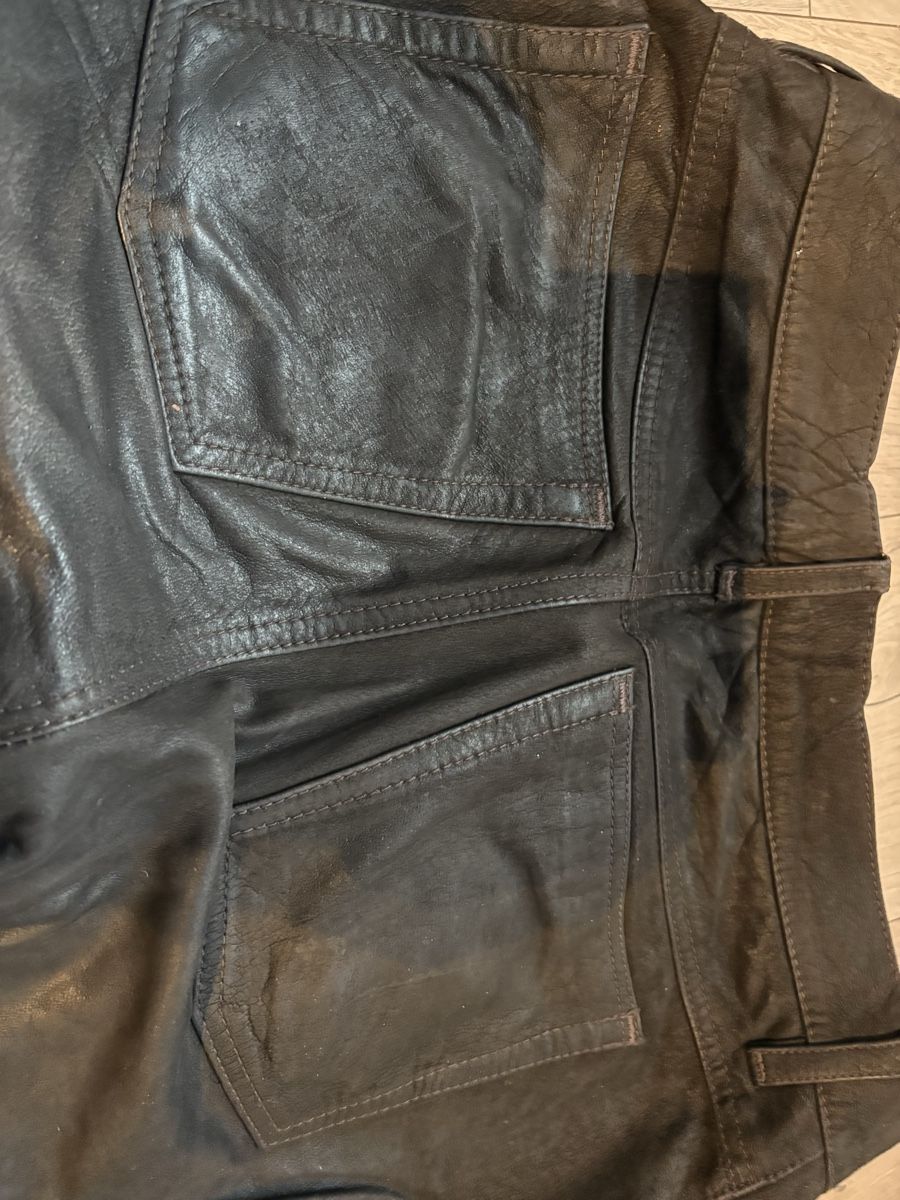 Pantaloni: HOSE LEDER büffel nubuk – Usato da Herzogenbuchsee venduto da warrior77 7