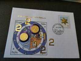 Schweiz 2012, Das Jahrhundert-Datum Münzbrief