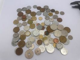 Münzen aus verschiedenen Ländern