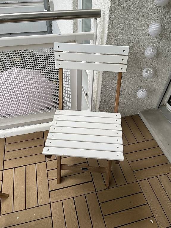 Set di tavolo e panche: Gartentisch mit 2 Stühlen – Usato da Zürich venduto da AHR8 3