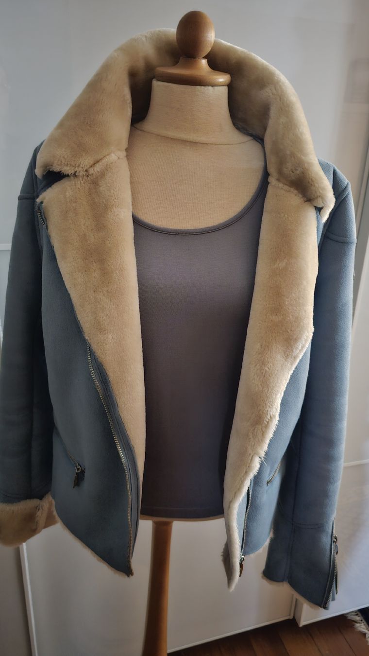 Armani Giacche: Armani Jeans Wildleder Lammfell-Jacke – Nuovo (secondo la descrizione) da Olten venduto da Magnum2001 3