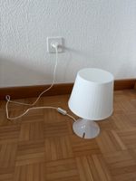 Tischleuchte weiss Kunststoff mit Kabel guter Zustand