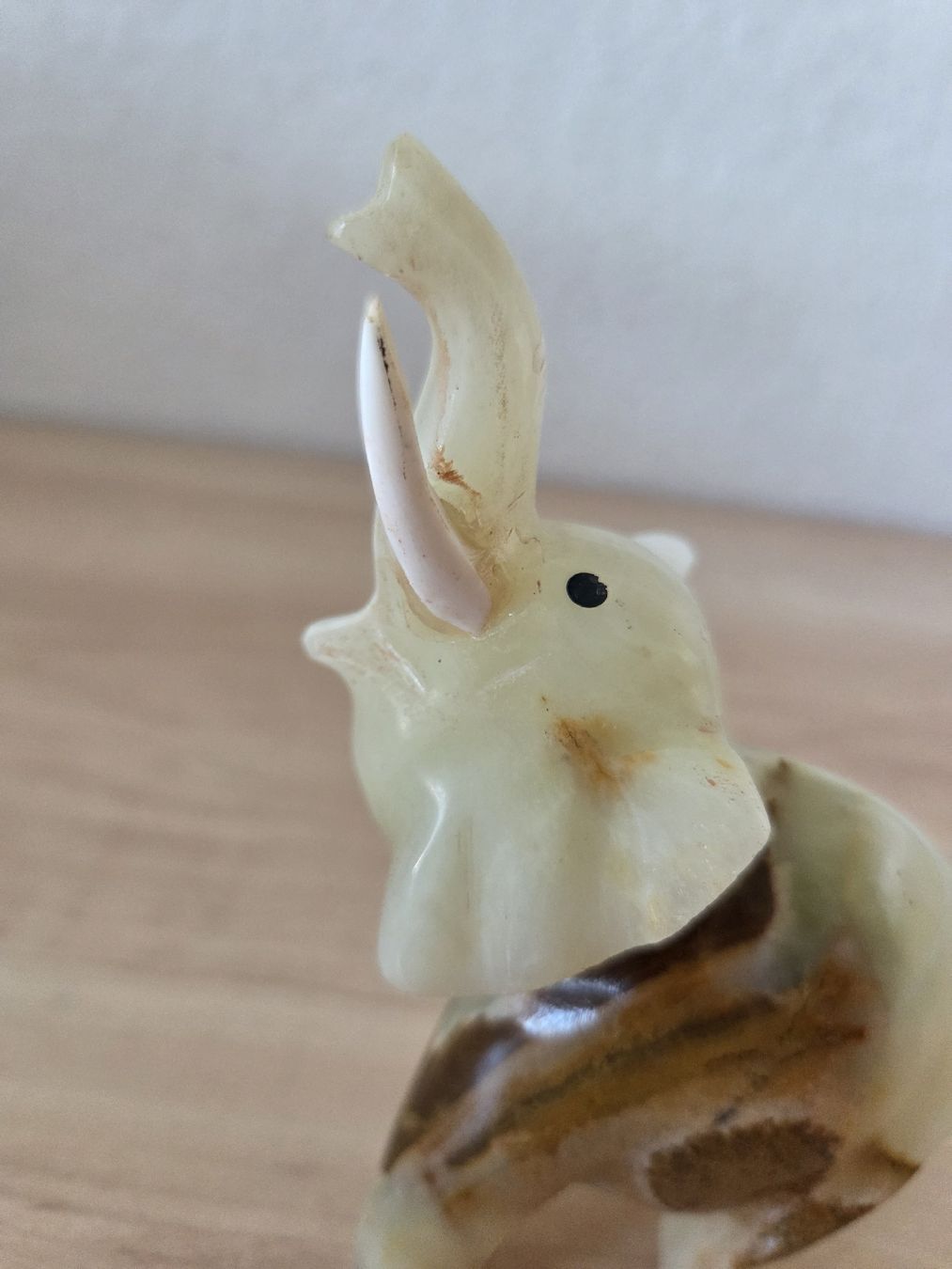 Figuren: Halbedelstein Elephant Handgefertigt  – Gebraucht aus Winterthur von katzen07 1