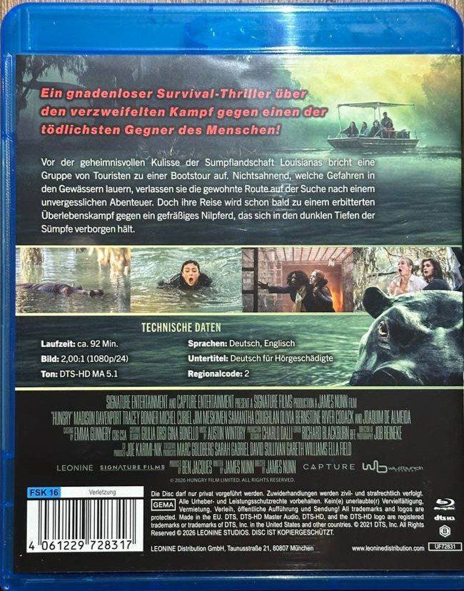 Tutti i DVDs: Hungry – Usato da Beringen venduto da Mantafisch1 1