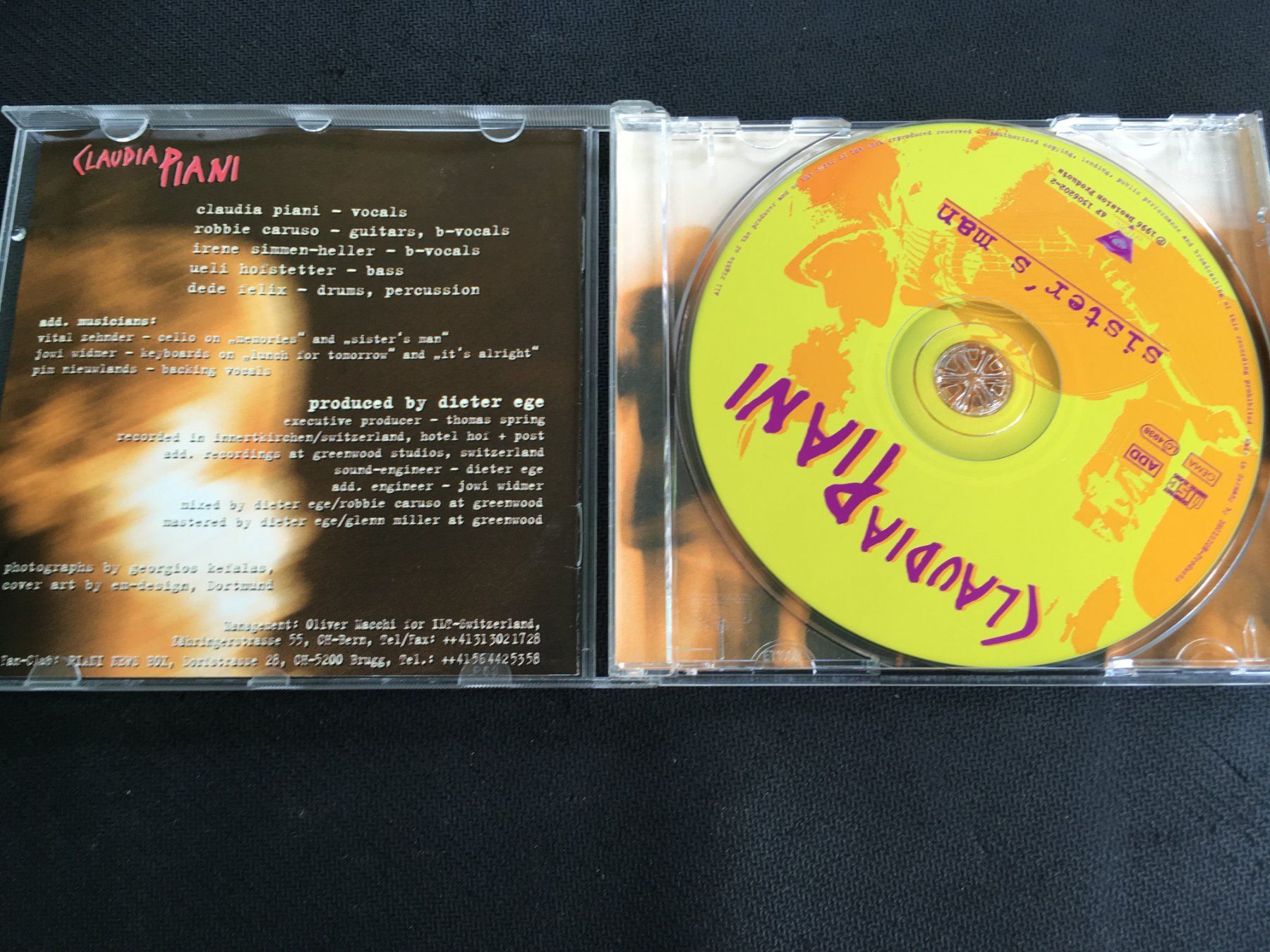 CD: Claudia Piani - Sister's Man -CD- – Usato da St.Gallen venduto da MedienJoe 1
