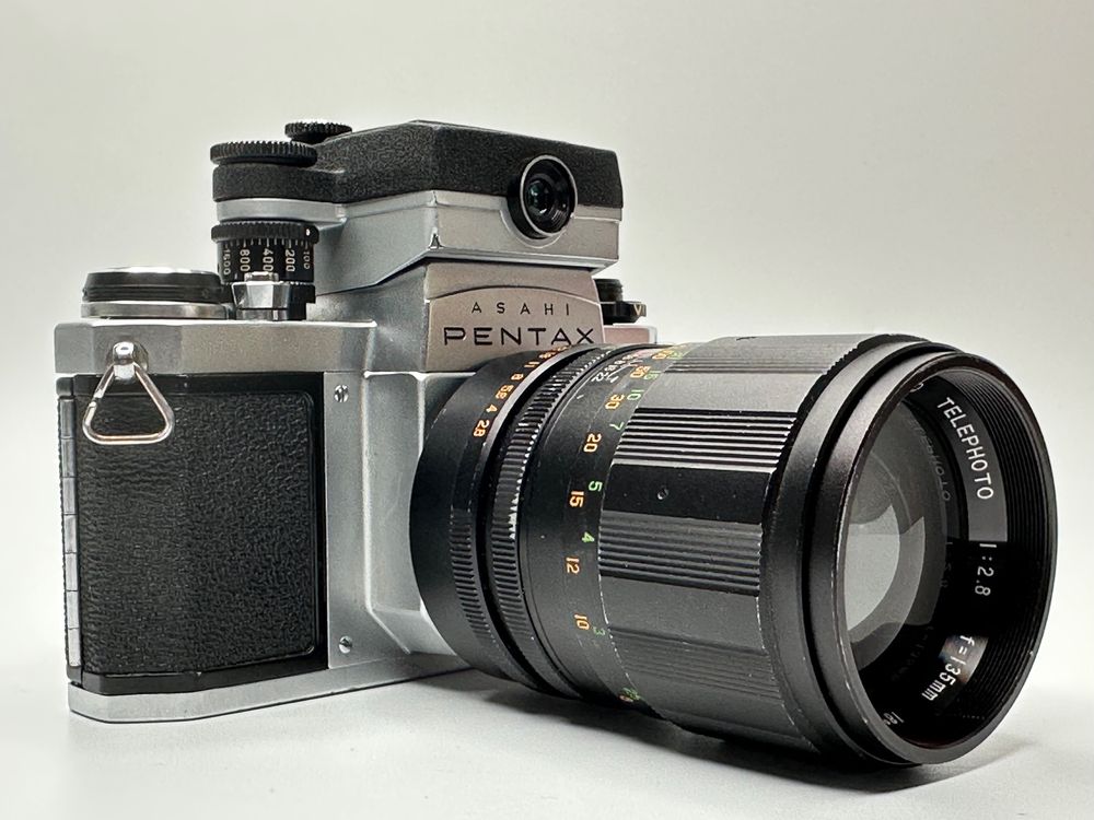 Geprüfte Asahi Pentax SV „Orange R“ mit Pentax Meter Kaufen auf Ricardo