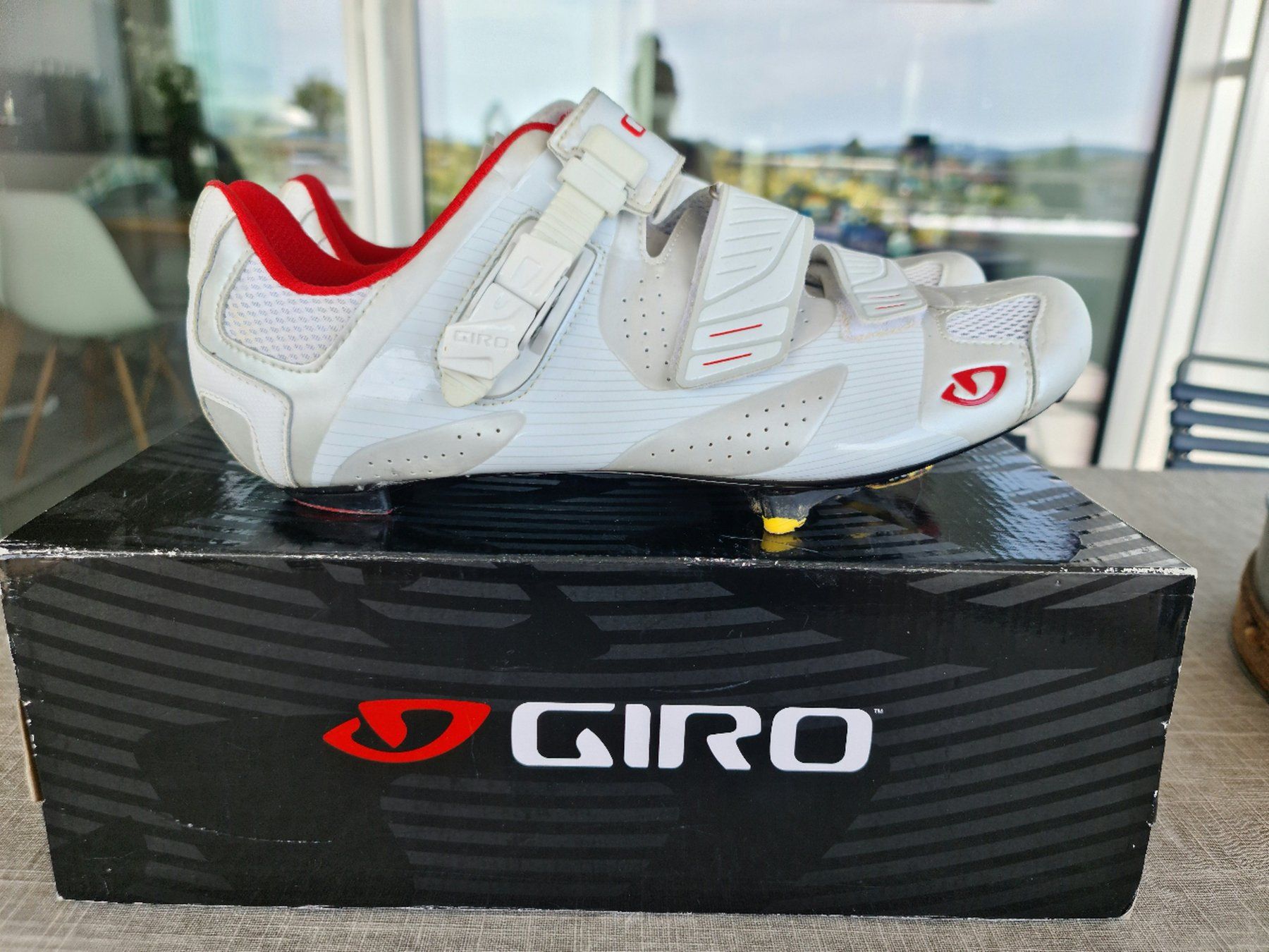 Giro Herrenschuhe: GIRO Factor Rennradschuh Carbon, Gr. 46, weiss – Gebraucht aus Niederrohrdorf von yan_zkz6 1