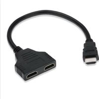 Hermex HDMI Splitter Adapter 2in1 (1in/2out) Verteiler Mehrf