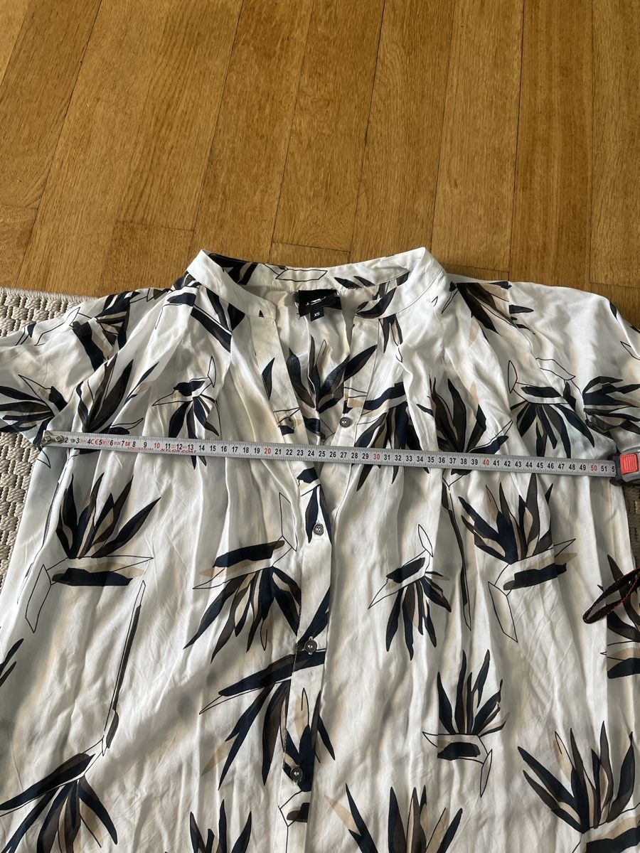 Camicette: Bluse, Nü, weiss/schwarz, M – Usato da Solothurn venduto da Bobesch08 5