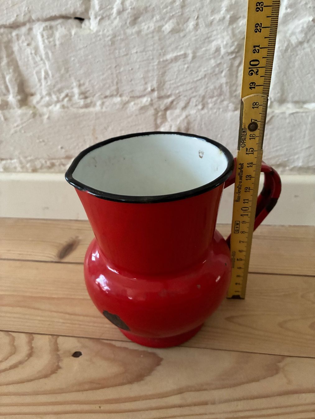 Vasen & Gefässe: Alter Krug / Vase Emaille – Gebraucht aus Steffisburg von Reitschel5 2
