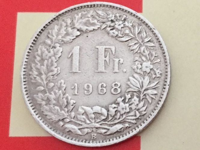 Tutti le monete: 1 Franken 1968B + 1968 oMz – Usato da Elsau venduto da herbybay 4