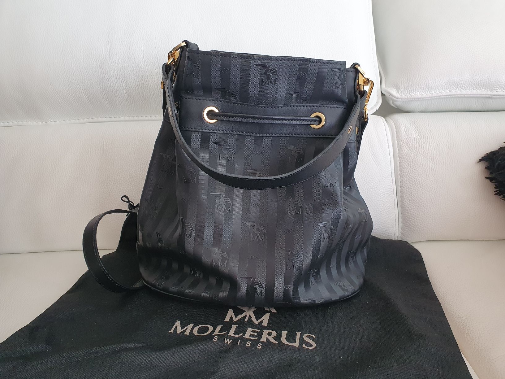 Maison Mollerus Borse da donna: Mollerus Beuteltasche Schwarz - Top Zustand – Usato da Laufenburg venduto da megane1959 1
