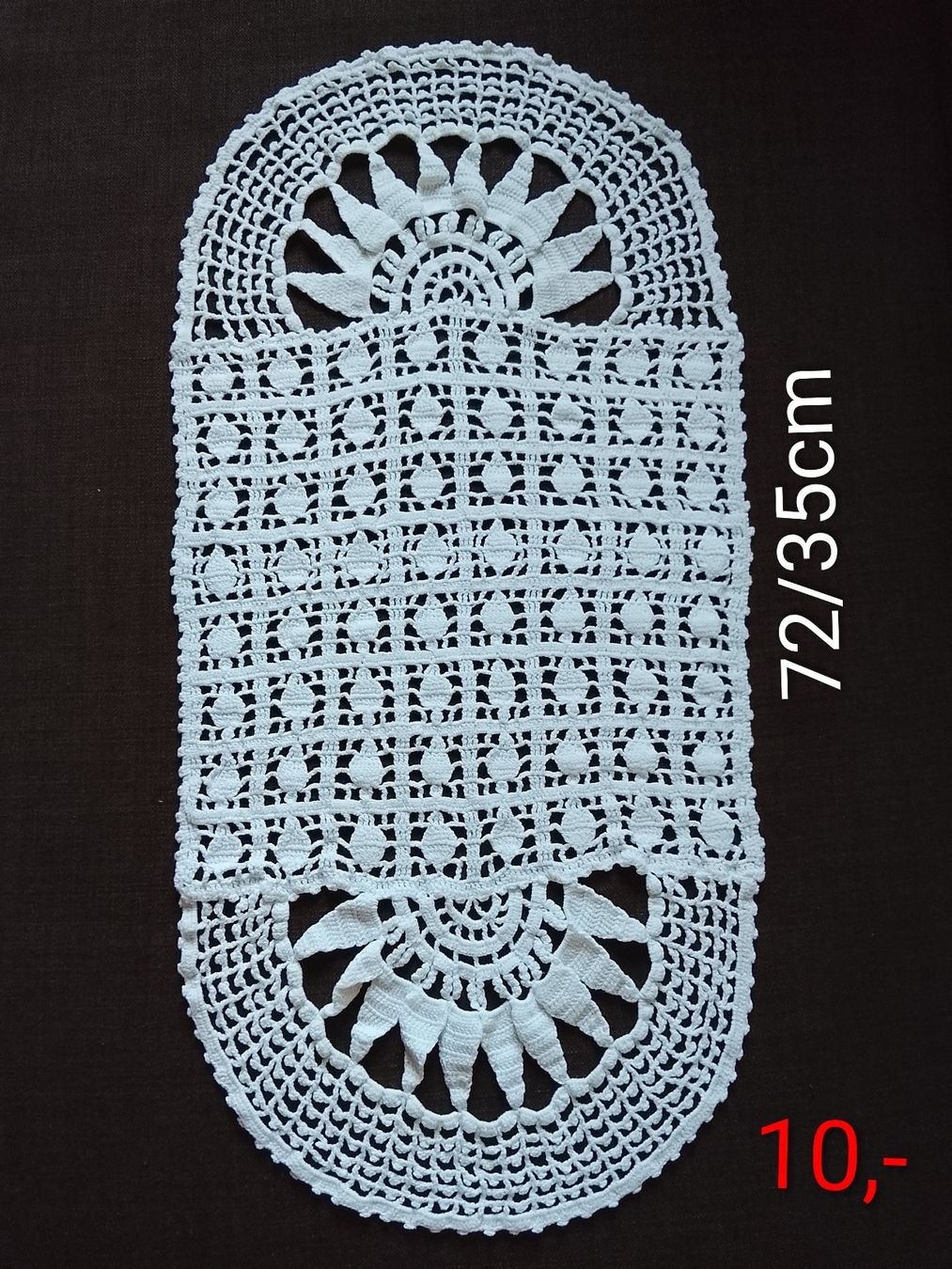 Tessuti: Lot de napperons en crochet blanc  – Nuovo (secondo la descrizione) da Couvet venduto da fat_kyl7 2