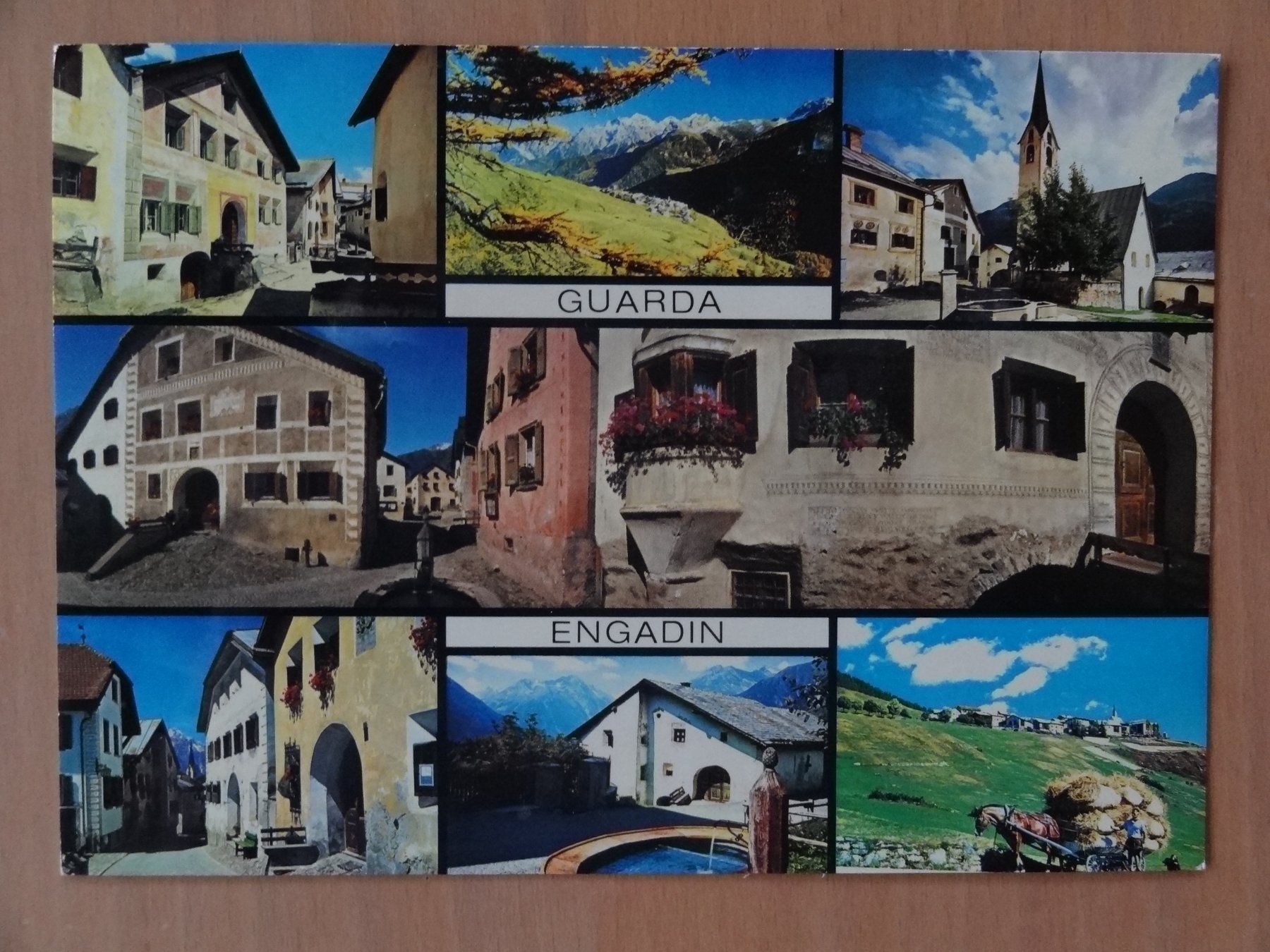 Cartoline postali: Guarda Engadine 1982 - 20/232. – Usato da St Léonard venduto da Riglin