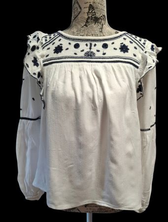 334SE – Blouse brodée Naf Naf – 36(S)