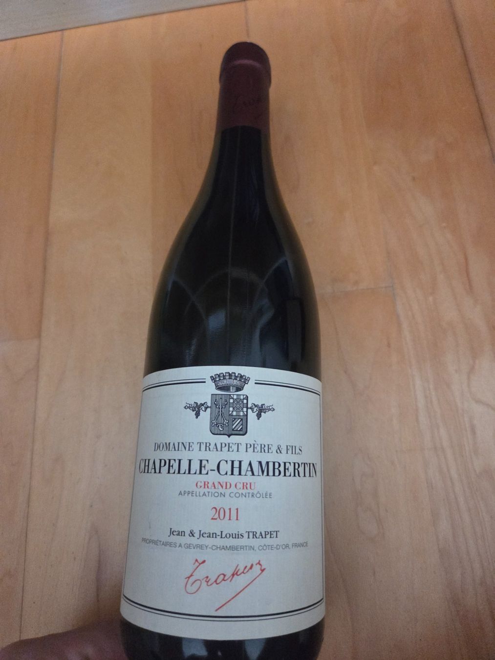 Vino: Verkauf 1 Flasche 2011 chapelle chambertin – Usato da Zürich venduto da Kednopser