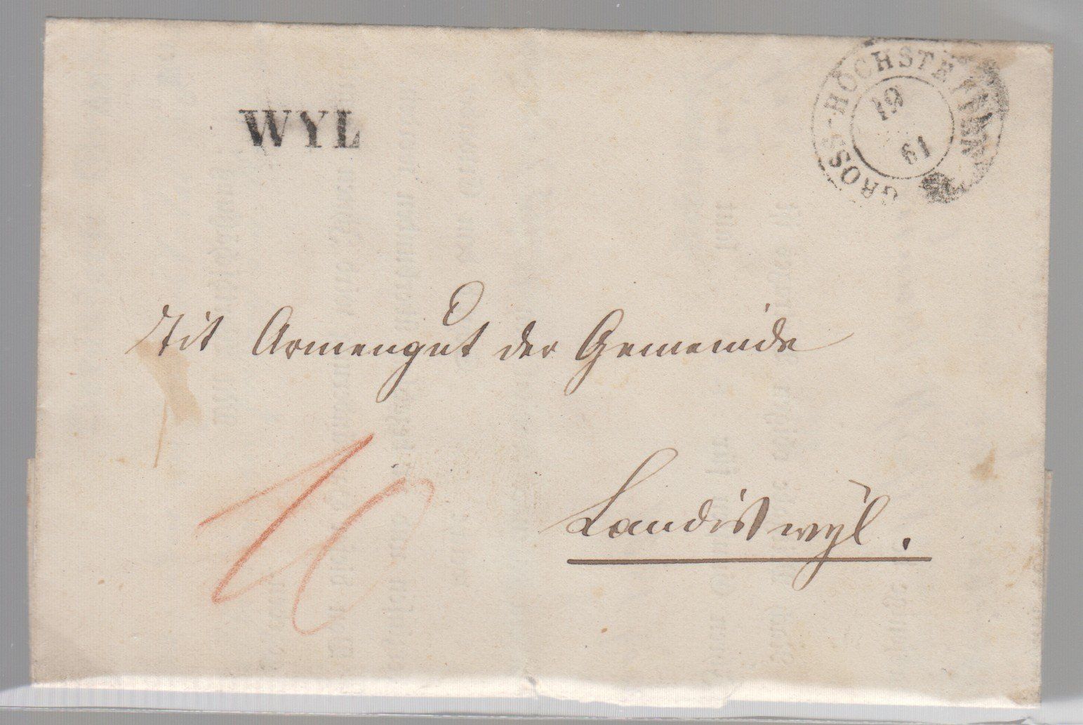 Tutti i francobolli: Oblitération linéaire WYL de 1861 – Usato da Boécourt venduto da Denteles66