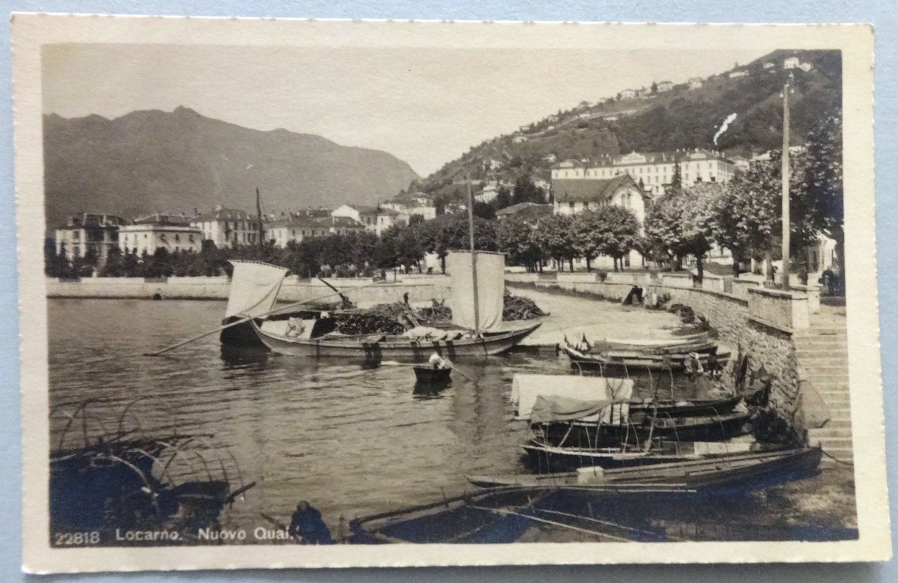 Cartoline postali: Locarno, Nuovo Quai – Usato da Fétigny venduto da Billy2miny