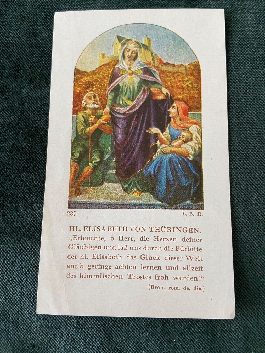 Foto & Immagini: Heilige Elisabeth Heiligenbildchen Andachtsbild – Usato da Luzern venduto da waterfront1