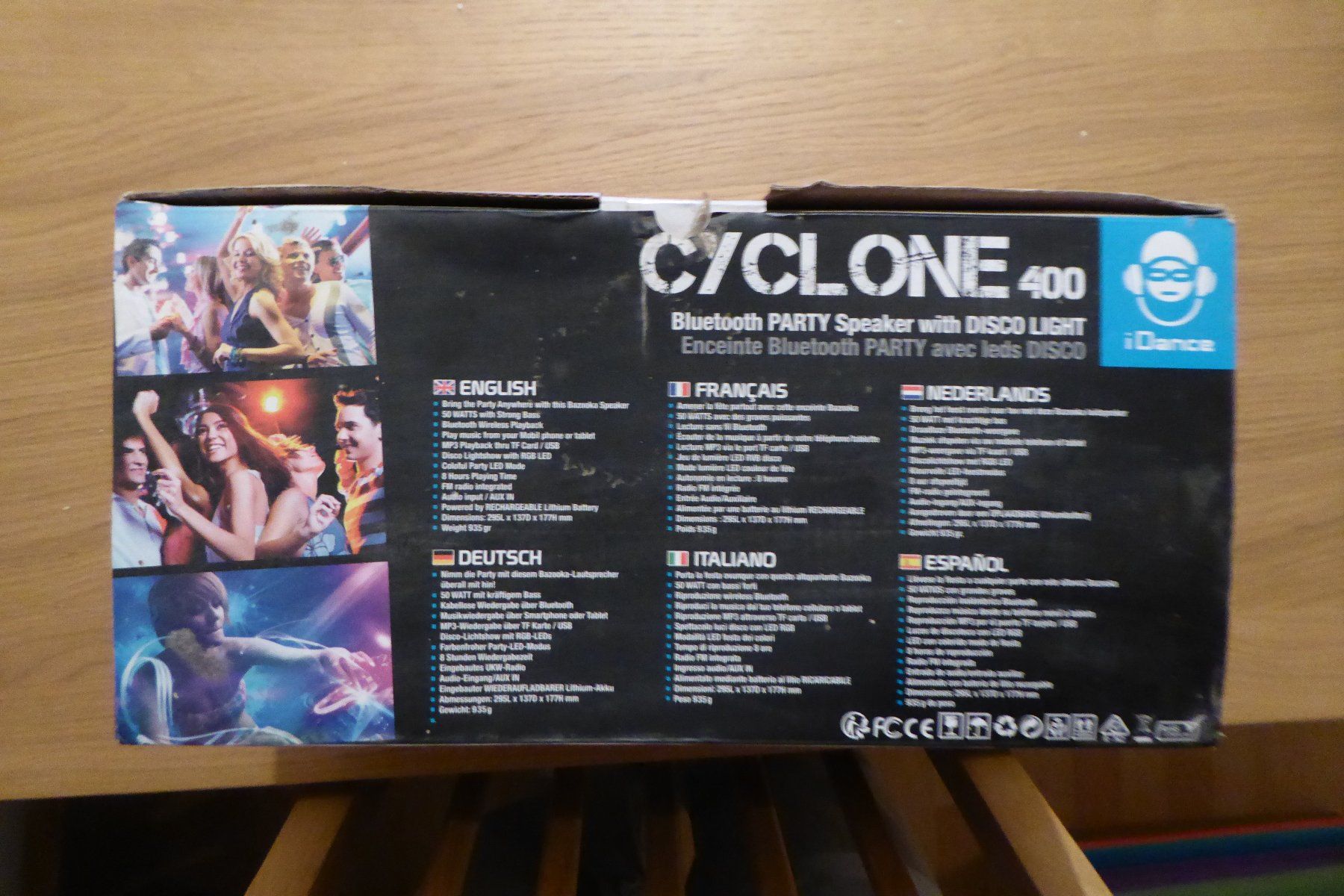 Casse acustiche: Cyclone 400 IDance Bluetooth Party Speaker with Disco Light – Nuovo (secondo la descrizione) da Allschwil venduto da Summelsarium 1