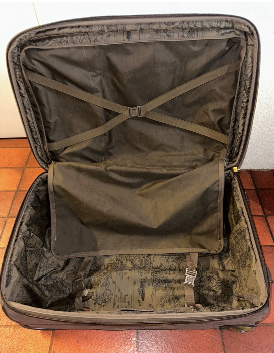 Valigie: Rollkoffer, Koffer, Braun, Leder, elegant – Usato da Zollikon venduto da into-the-west 4