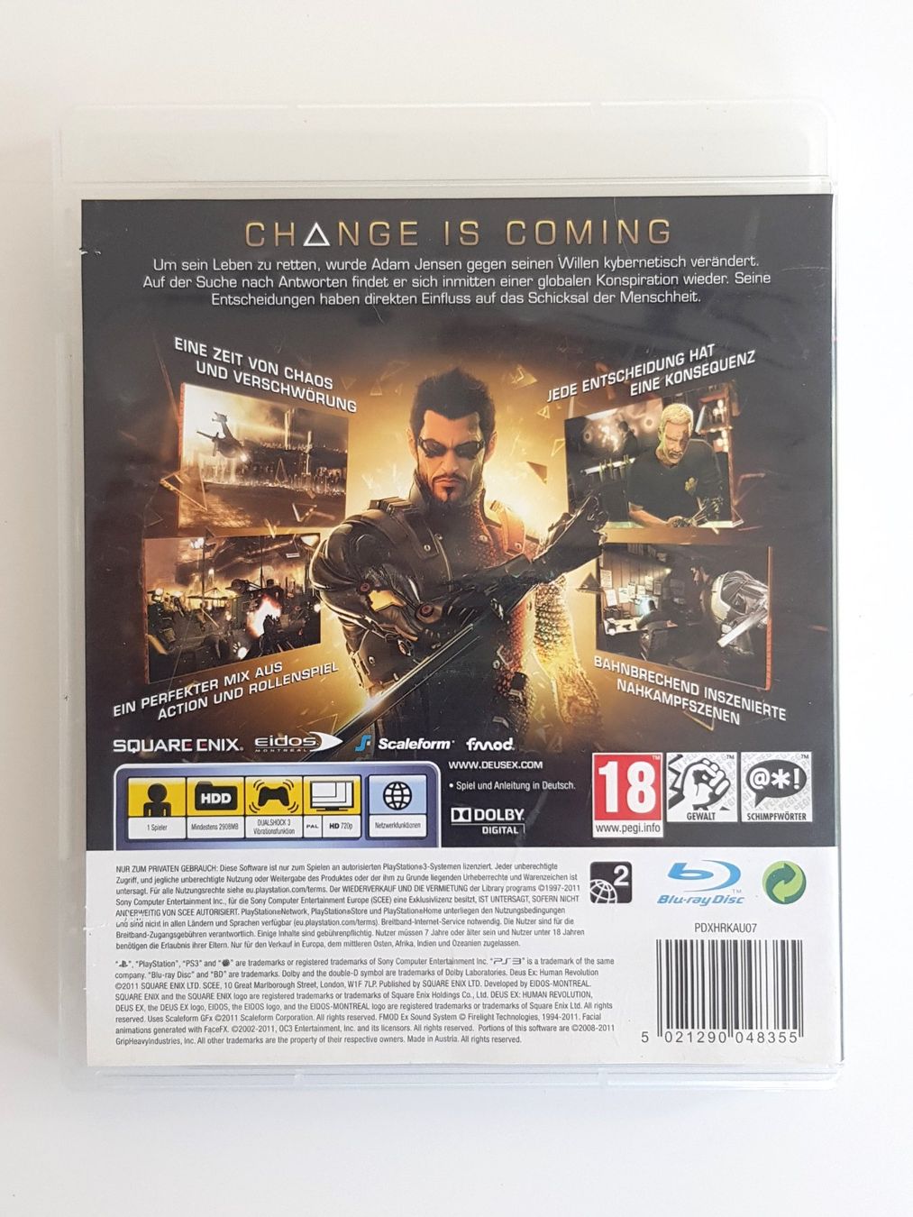 Sony Spiele: PS3 - Deus Ex: Human Revolution – Gebraucht aus Oberglatt ZH von jawormmx 1