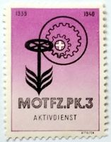 Soldatenmarke 2.WK, Motorfahrzeug Park 3, 1939/40, Wi Pk 4