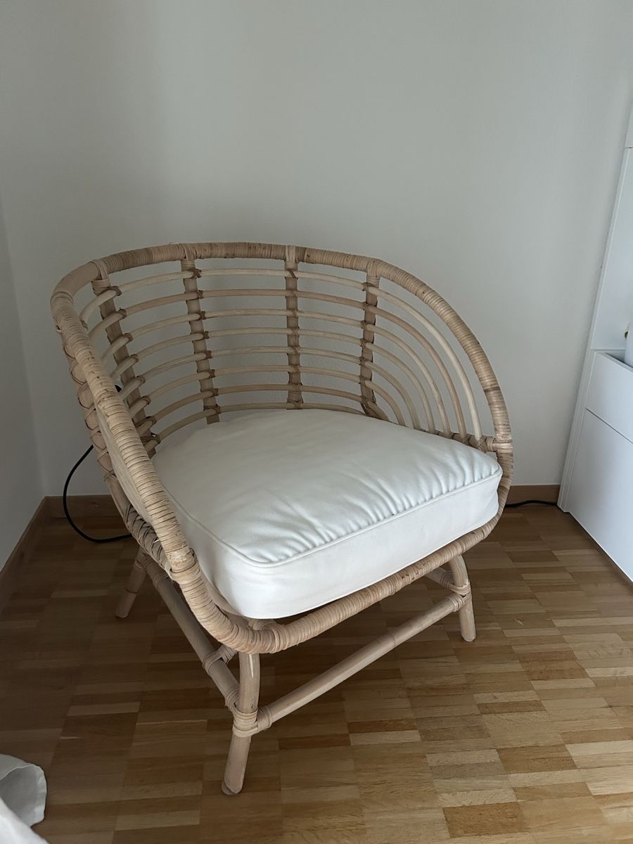 Ikea Poltrone: Ikea Buskbo Sessel, Rattan – Nuovo (secondo la descrizione) da Basel venduto da maura.bachmann