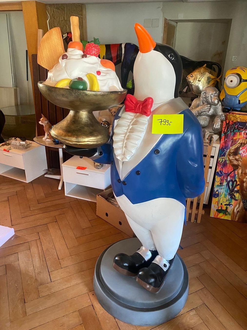 Statuette: Figur Pinguin mit EIS – Nuovo (secondo la descrizione) da Ettingen venduto da inf_vhc7