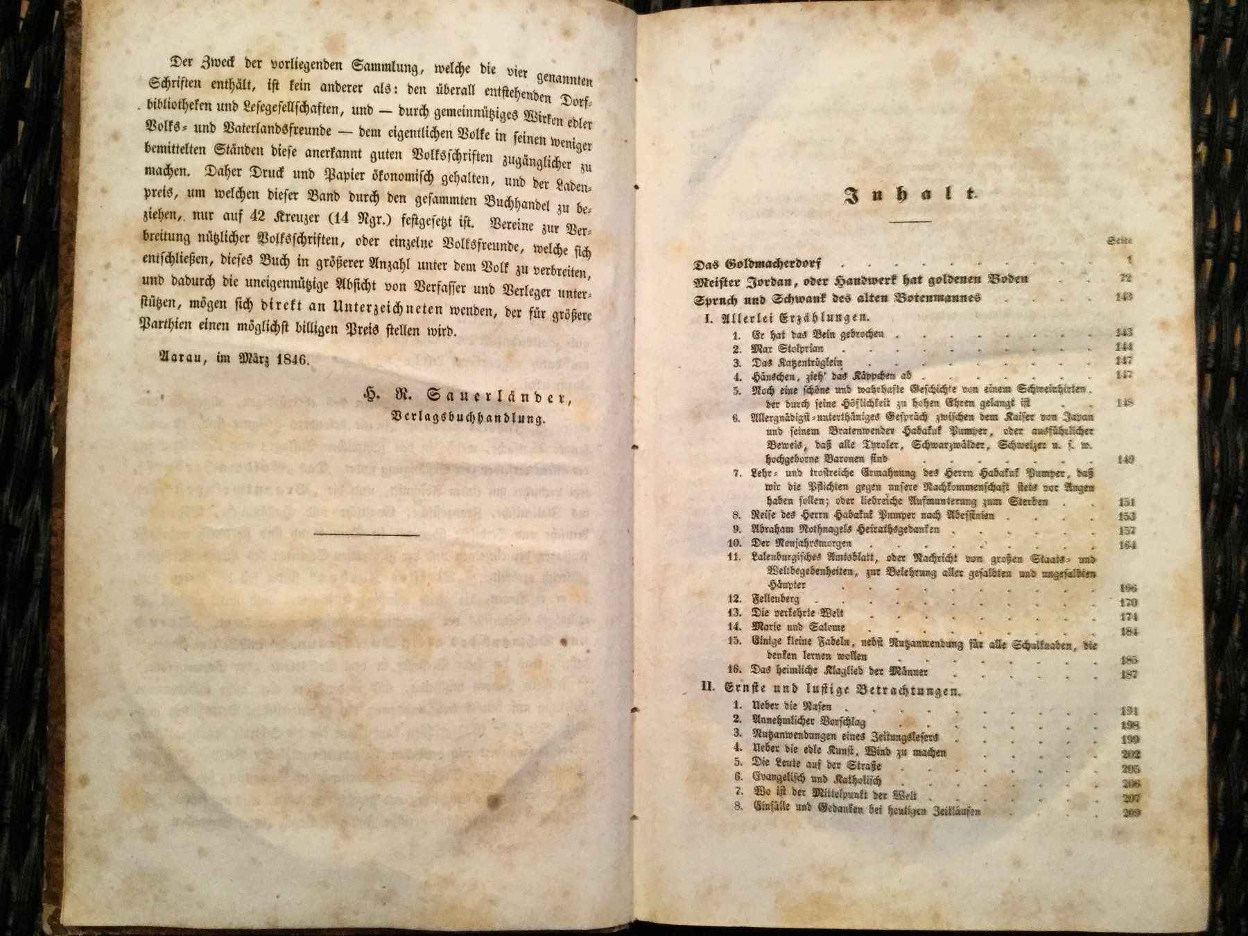 Libri: Gesammelte Volksschriften, 1846 – Usato da Luzern venduto da Einh0rn 4