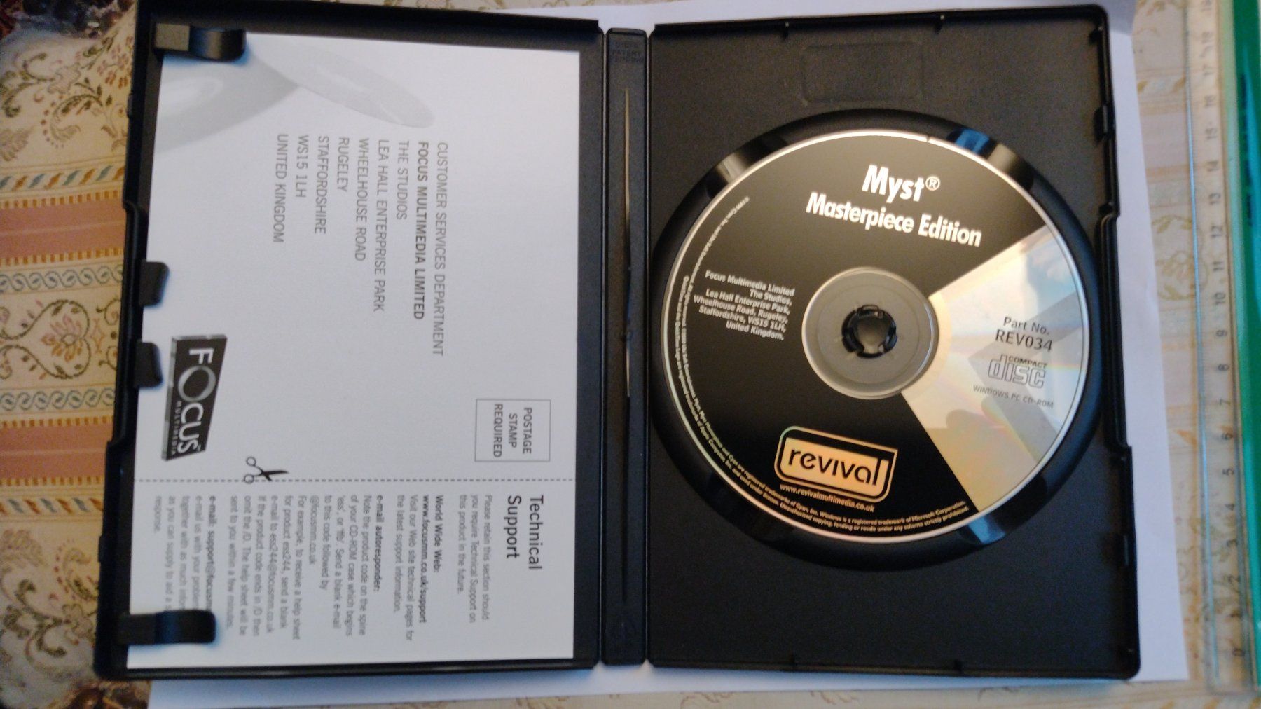 Giochi: MYST PC GAME Masterpiece Edition CD-Rom – Usato da Baden venduto da TellsKuchenhaus 2