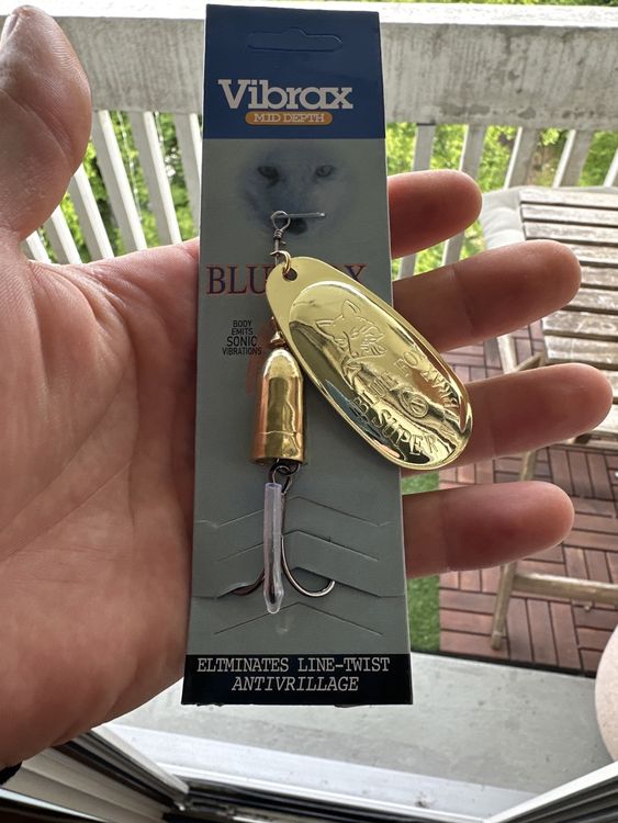 Vibrax Original BLUE FOX Cuiller tournante taille 0 à 4 pour peche des