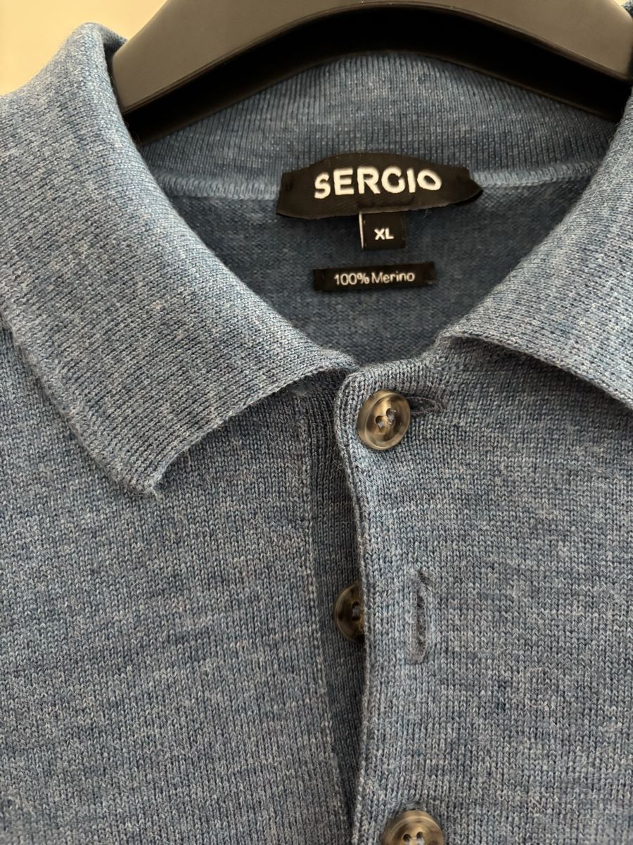 Polo-Shirts: Sergio 100% Merino Wool Knit Polo, XL – Gebraucht aus Cham von LoreM7